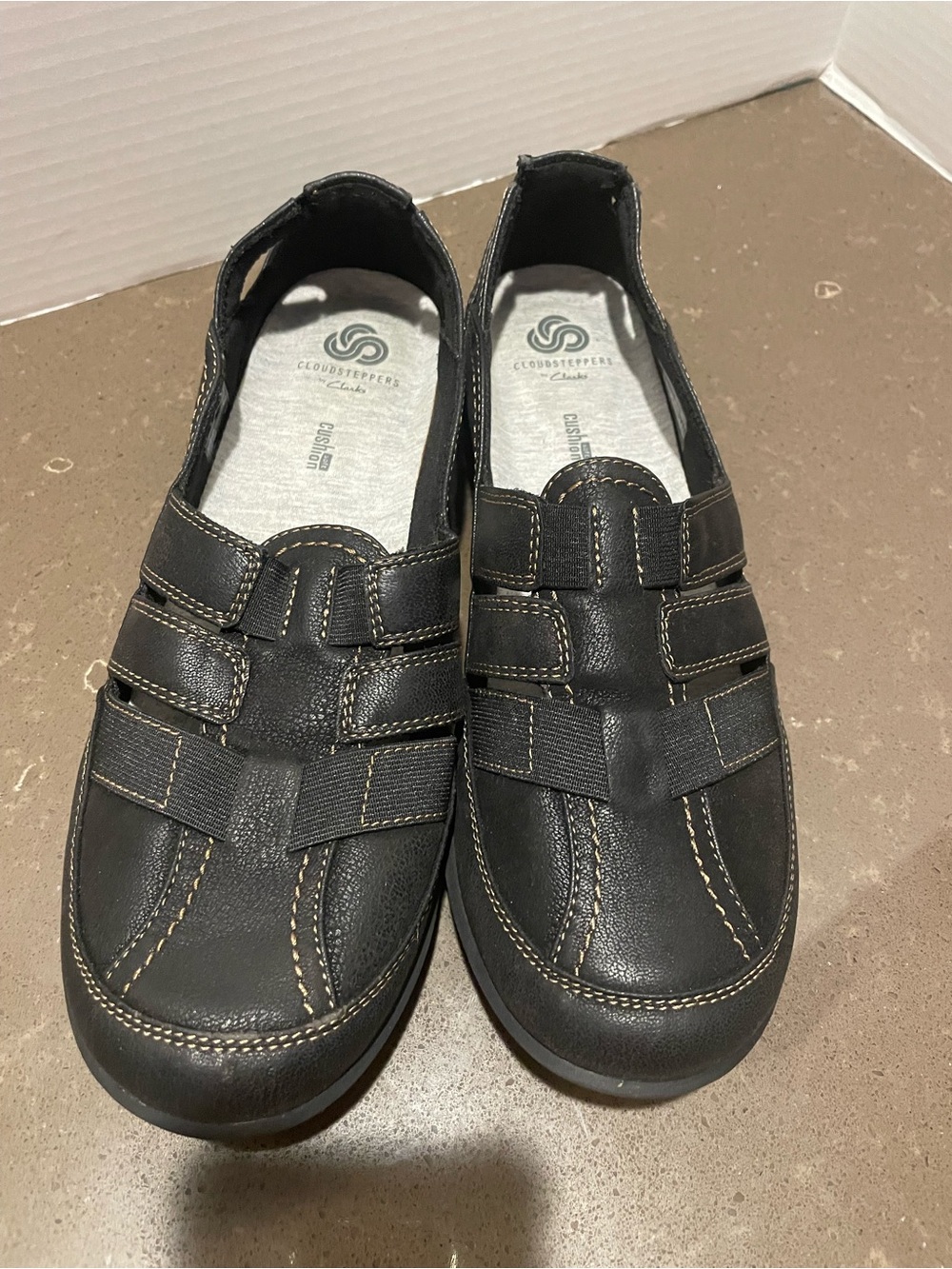 Cloudsteppers by Clarks Black Fisherman-Style shoe